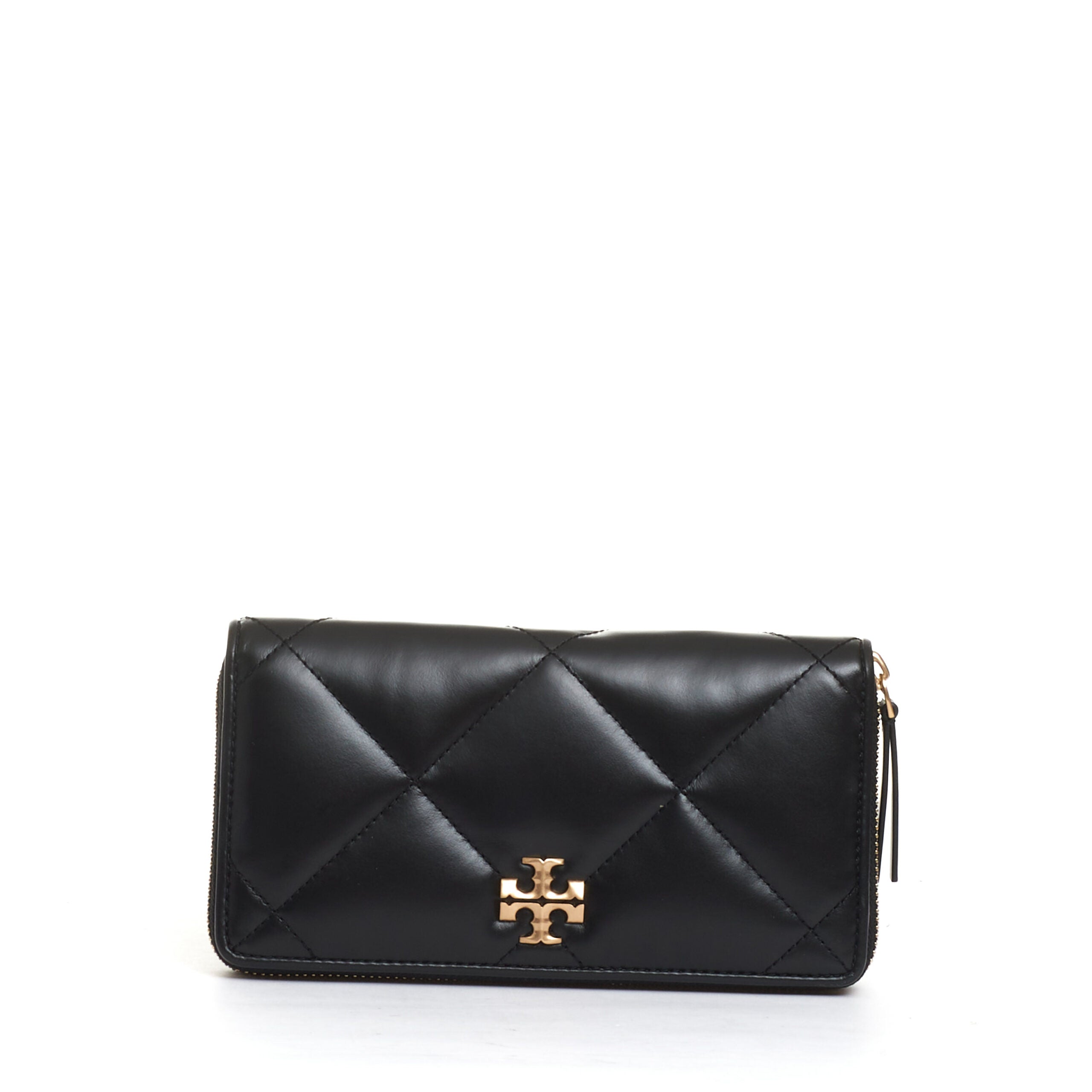Black Continental Zip Wallet