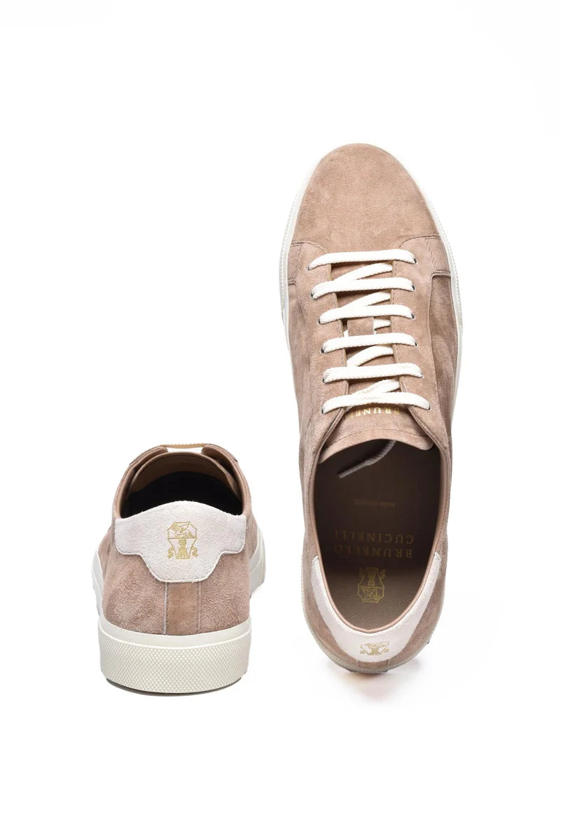 Suede Sneakers - Brown