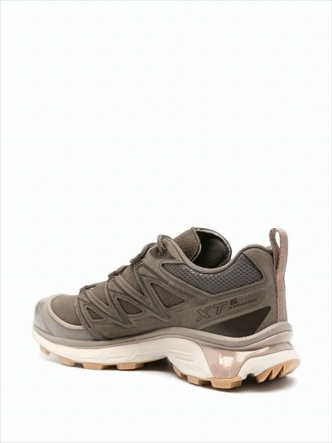 Streamlined Multitexture Sneakers with Supportive Cage Overlay
