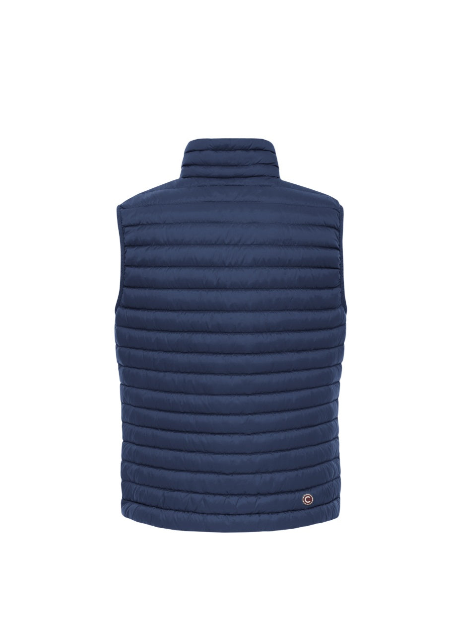Lightweight Blue Down Jacket
