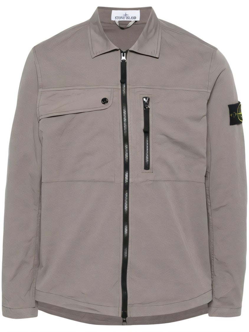 Contemporary Casual Jacket with Textured Finish