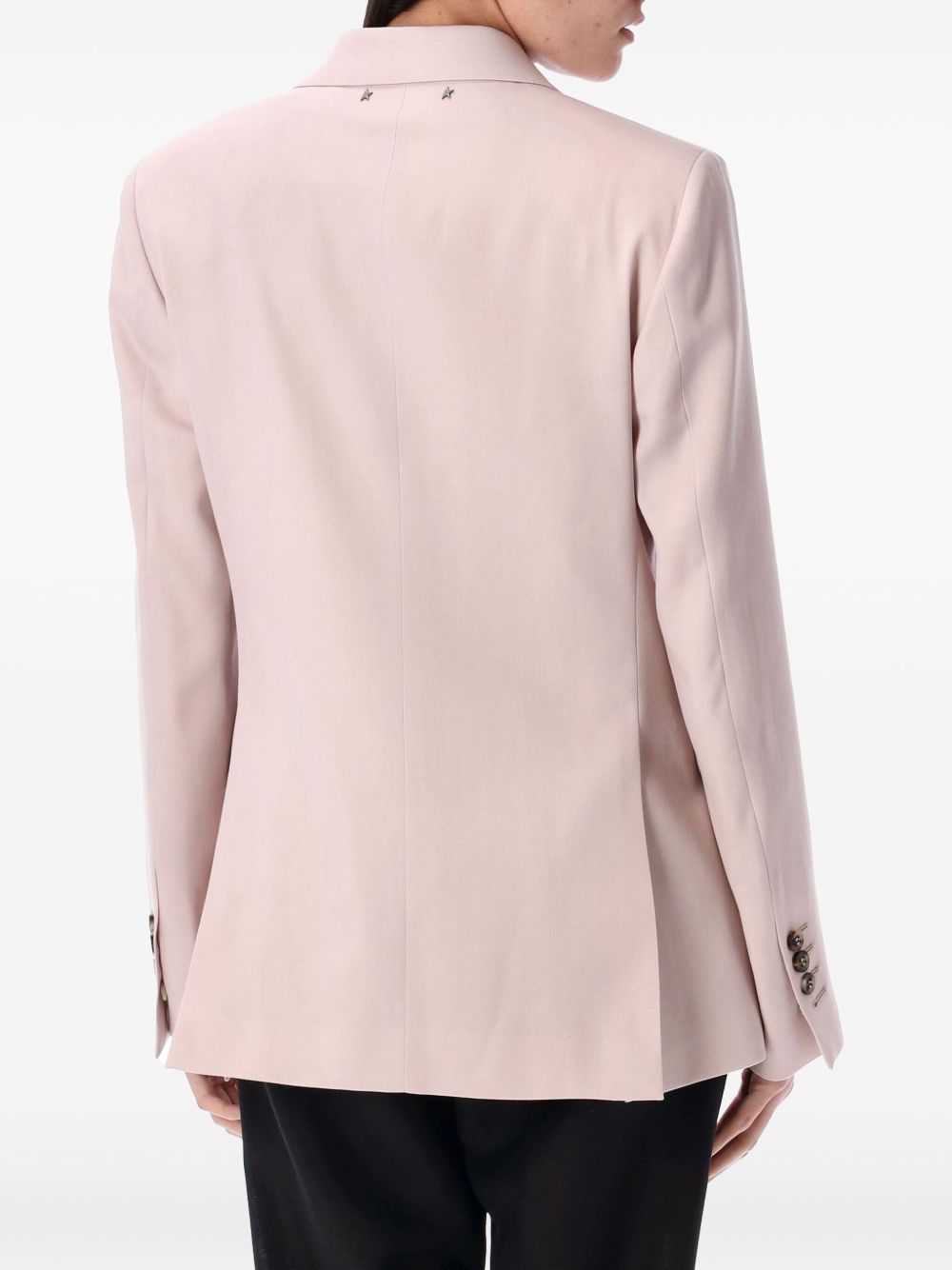 Light Pink Double-Breasted Jacket