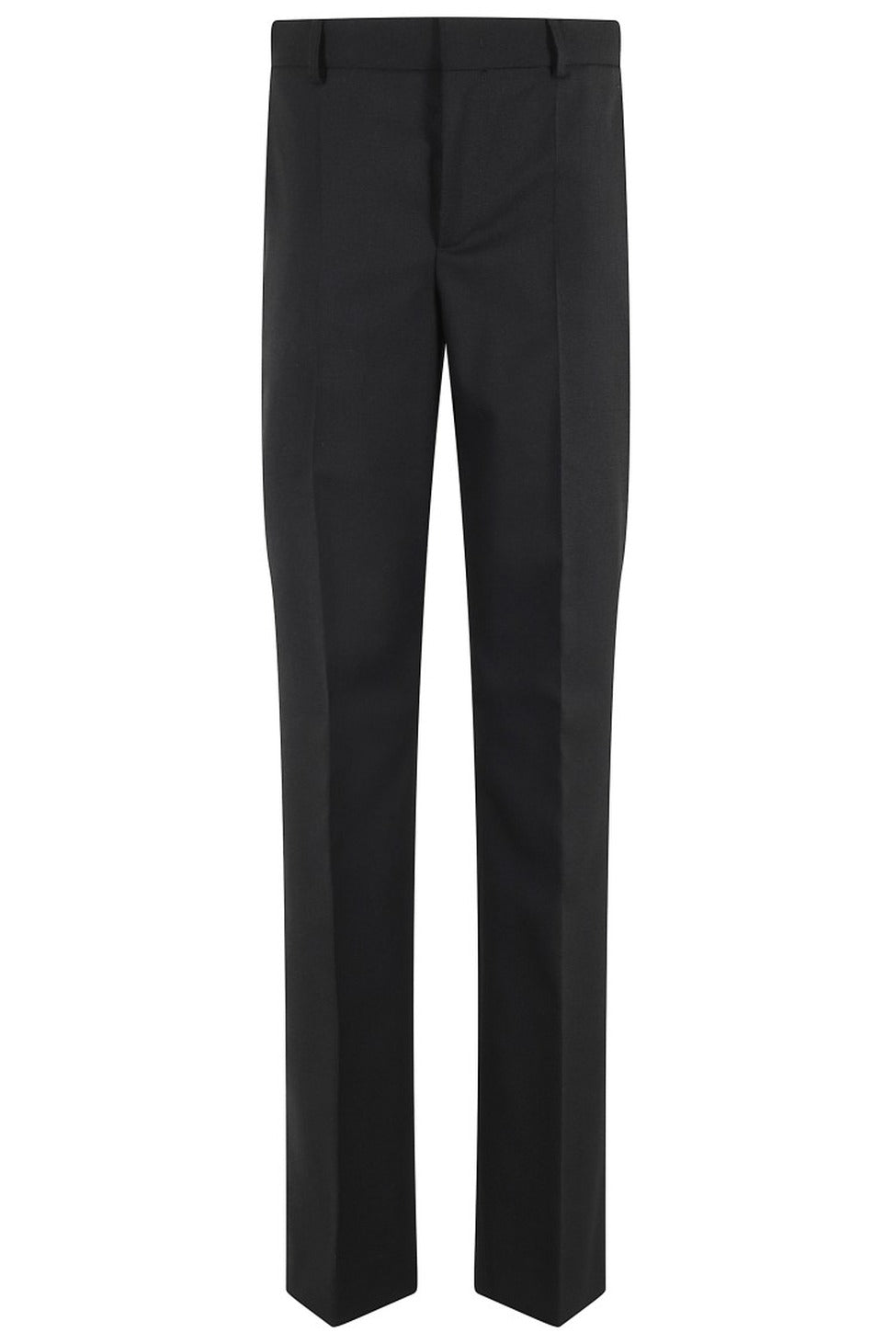 Straight Leg Pants With Belt Loops