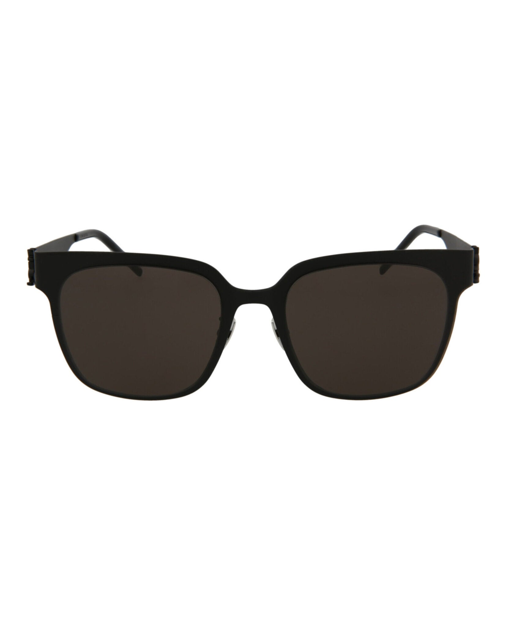 Square-Frame Metal Sunglasses