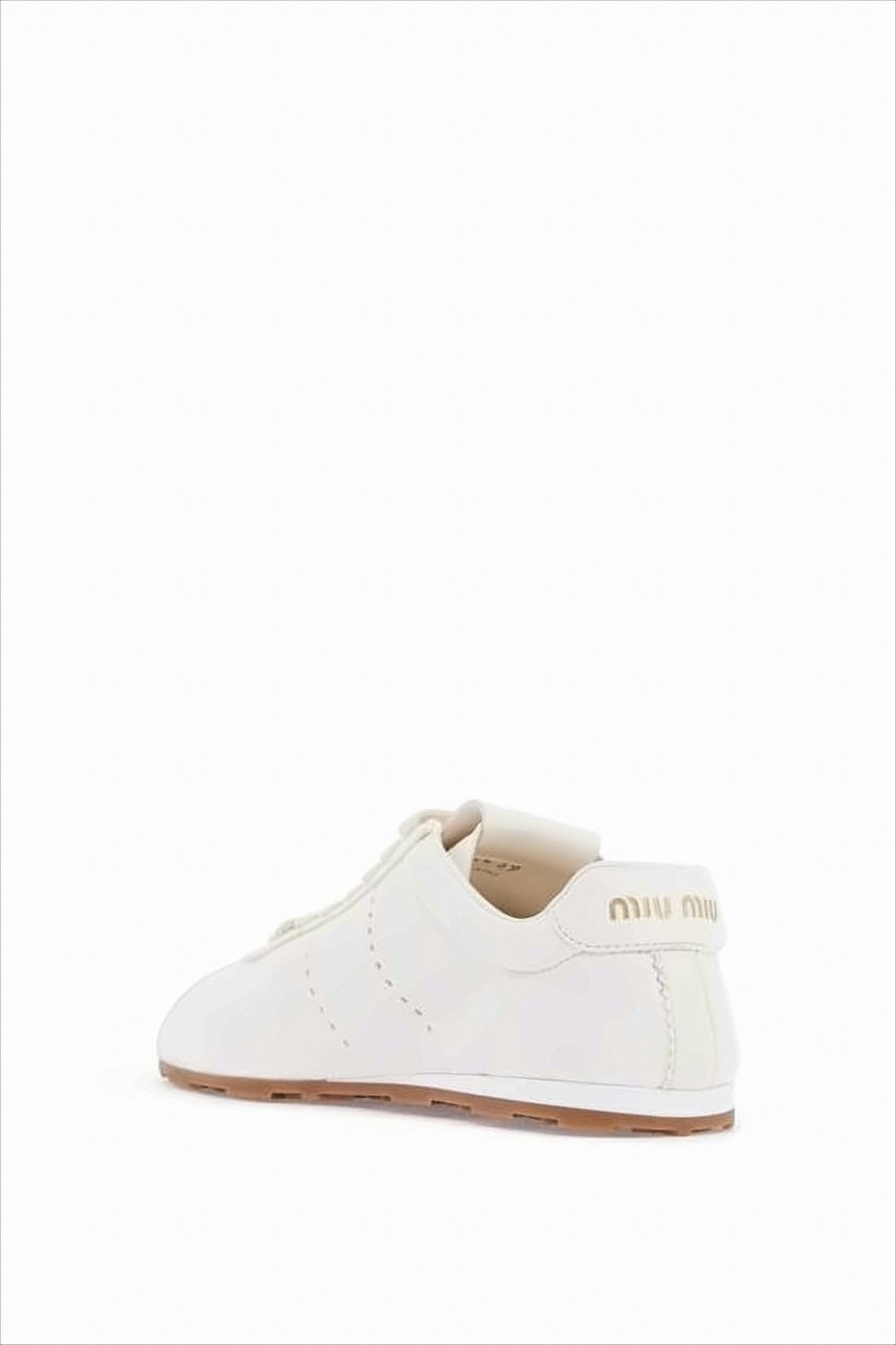 Lace-Up Low-Profile Miu Miu Sneakers