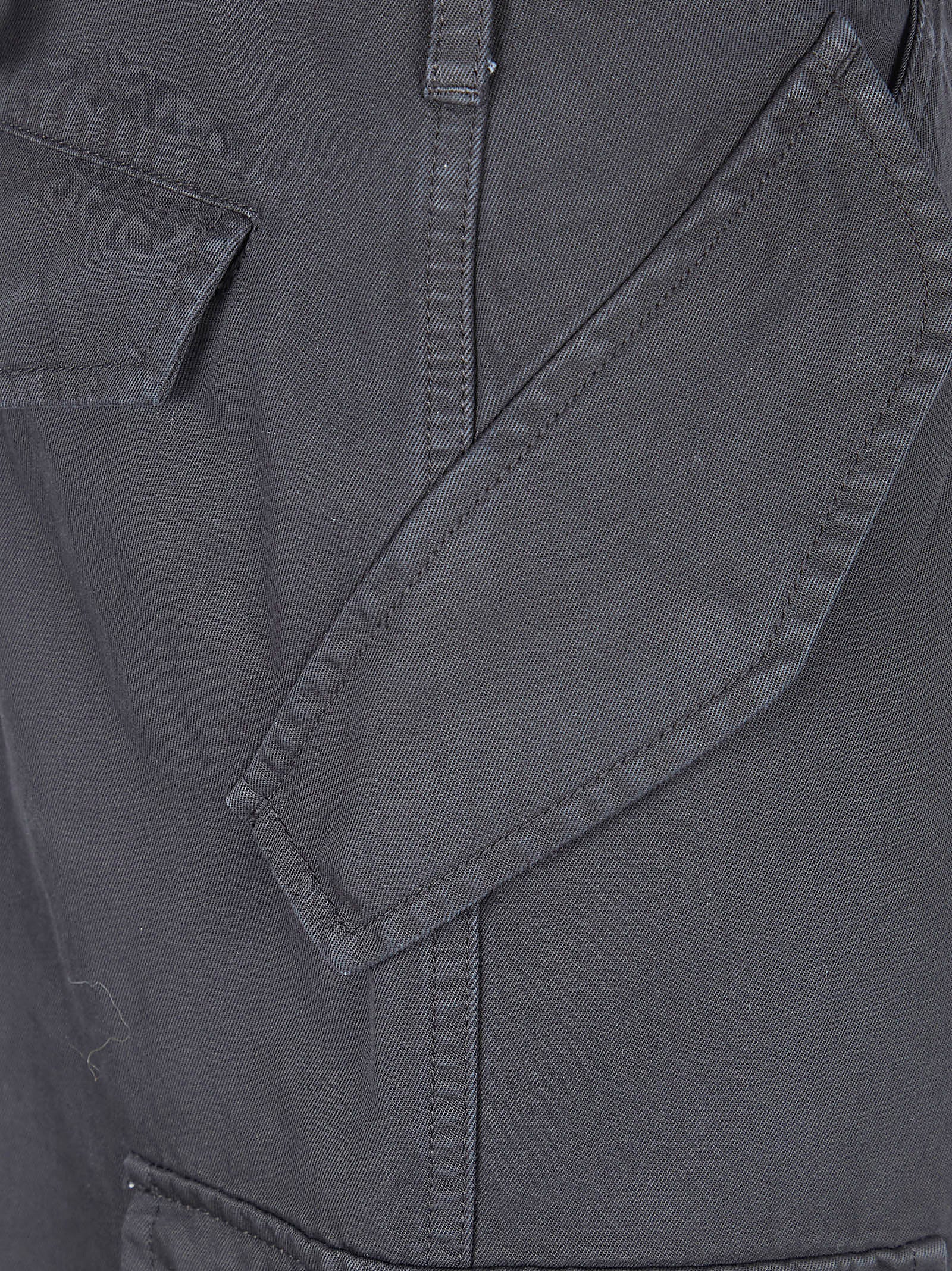 Cargo Trousers in Washed Cotton Twill