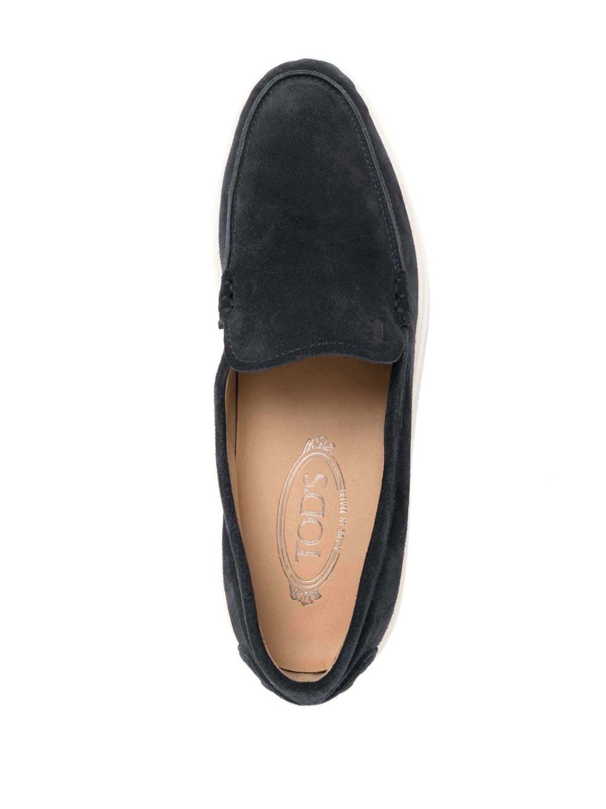 Moccasin Slipper Loafer-Style Suede Loafers