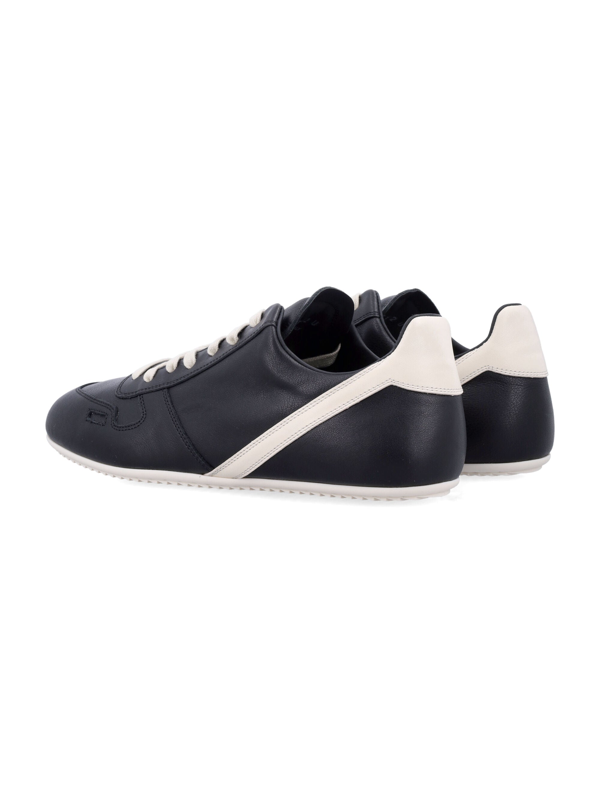 Low-Top Minimal Sneaker With Angled Side Stripe