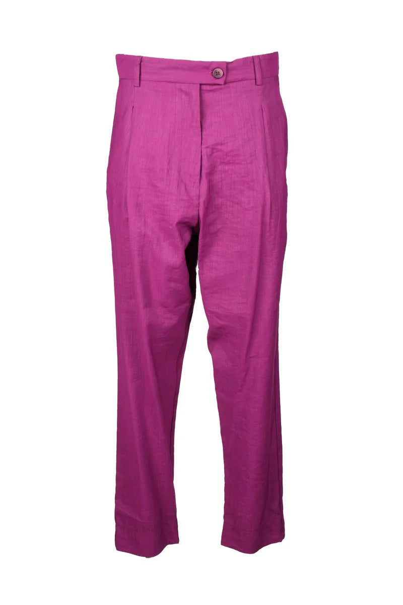 Fluid Drape Trousers with Modern Fit