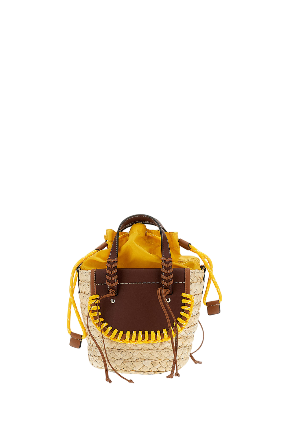 Brown Habanera Raffia Handbag