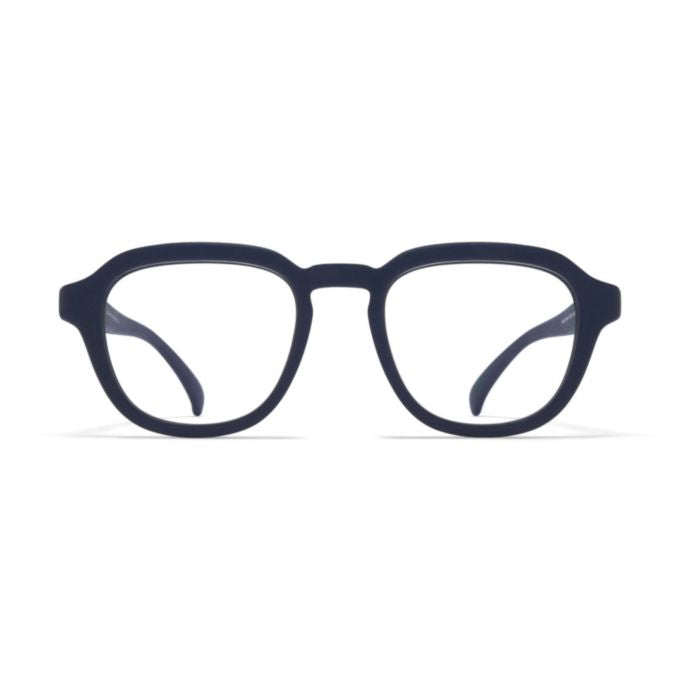 Wally Rounded Square Black Mylon Eyeglasses