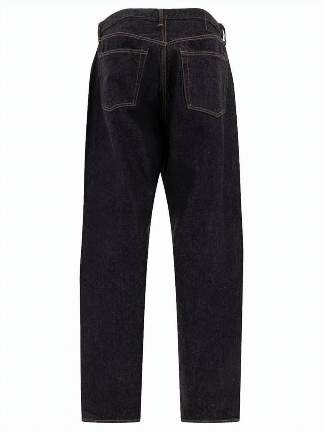 Straight-Leg Denim Pants with Classic Five-Pocket Design