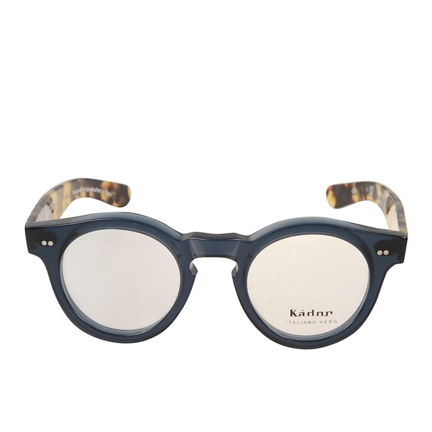 Mondo Translucent Round Sunglasses with Tortoiseshell Accents