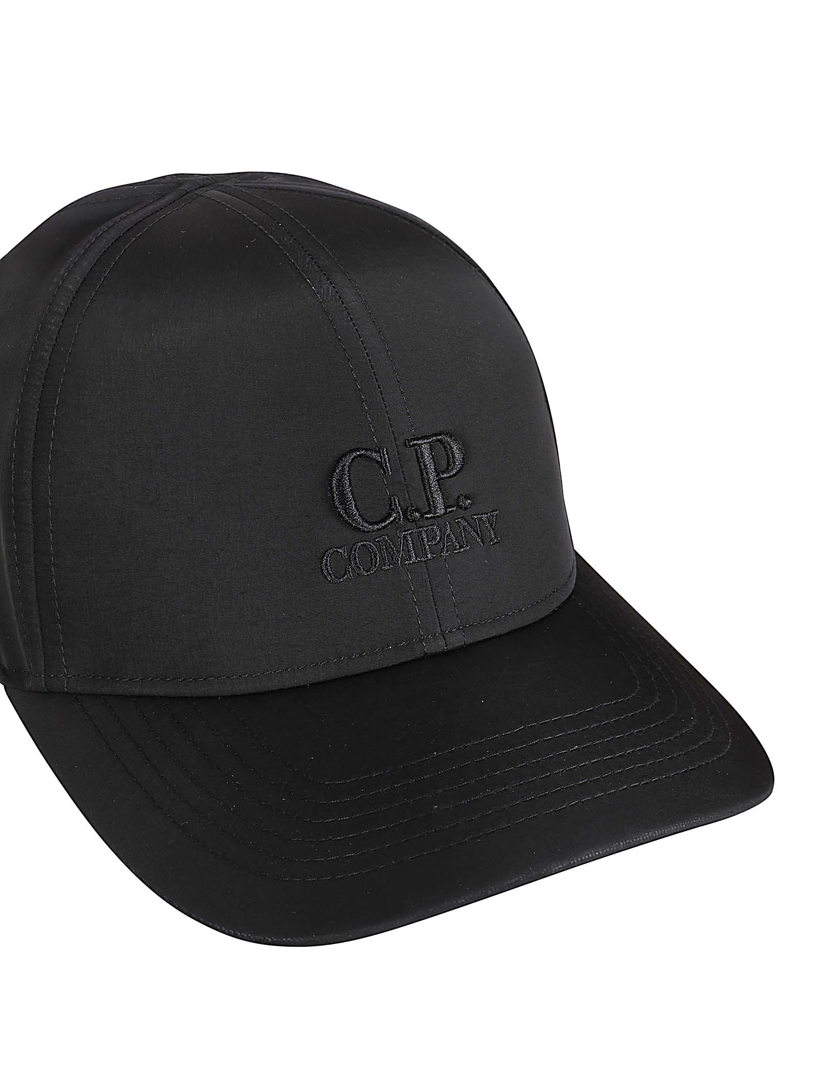 Six-Panel Cap with Curved Visor and Integrated Goggles Detail