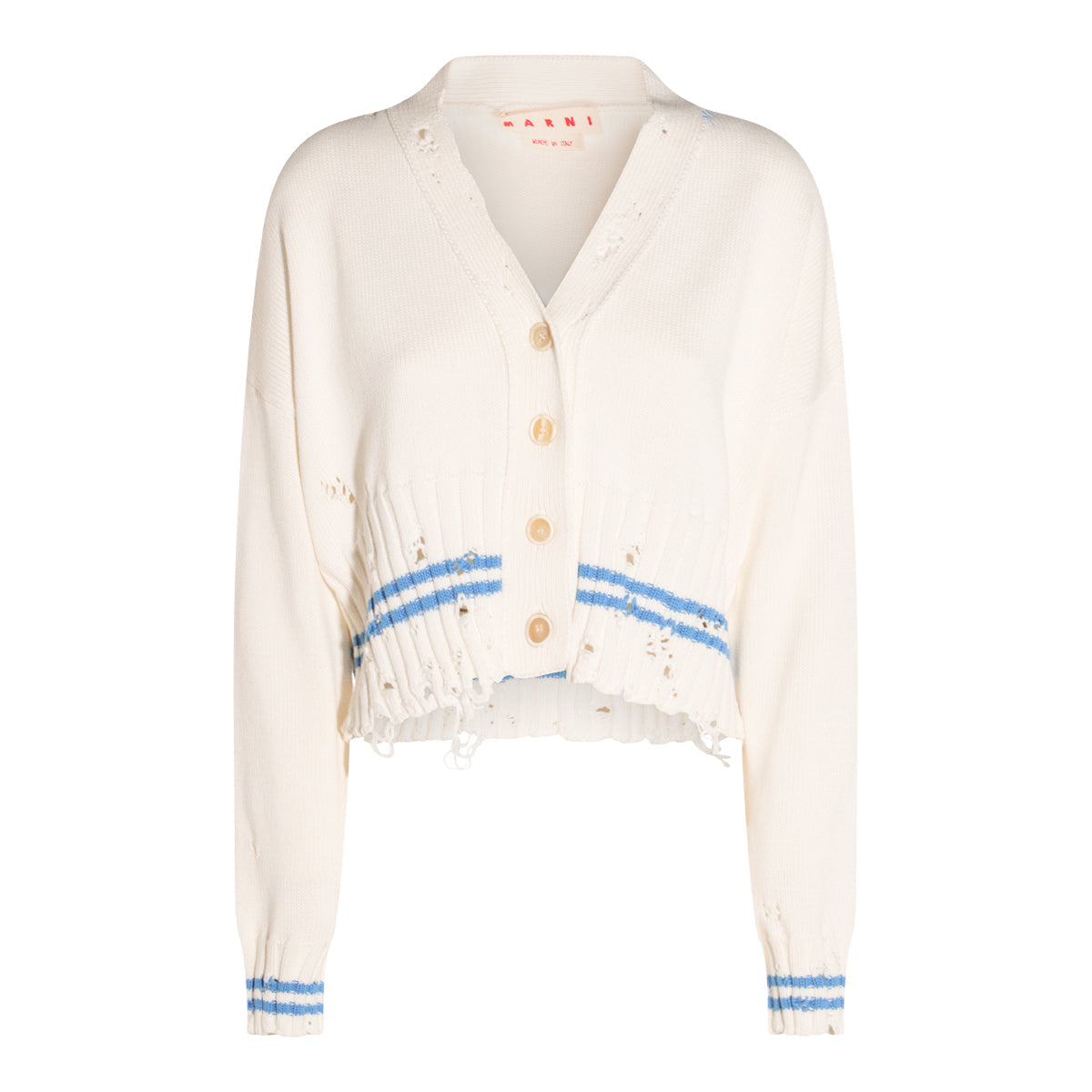 White Cotton Knitwear