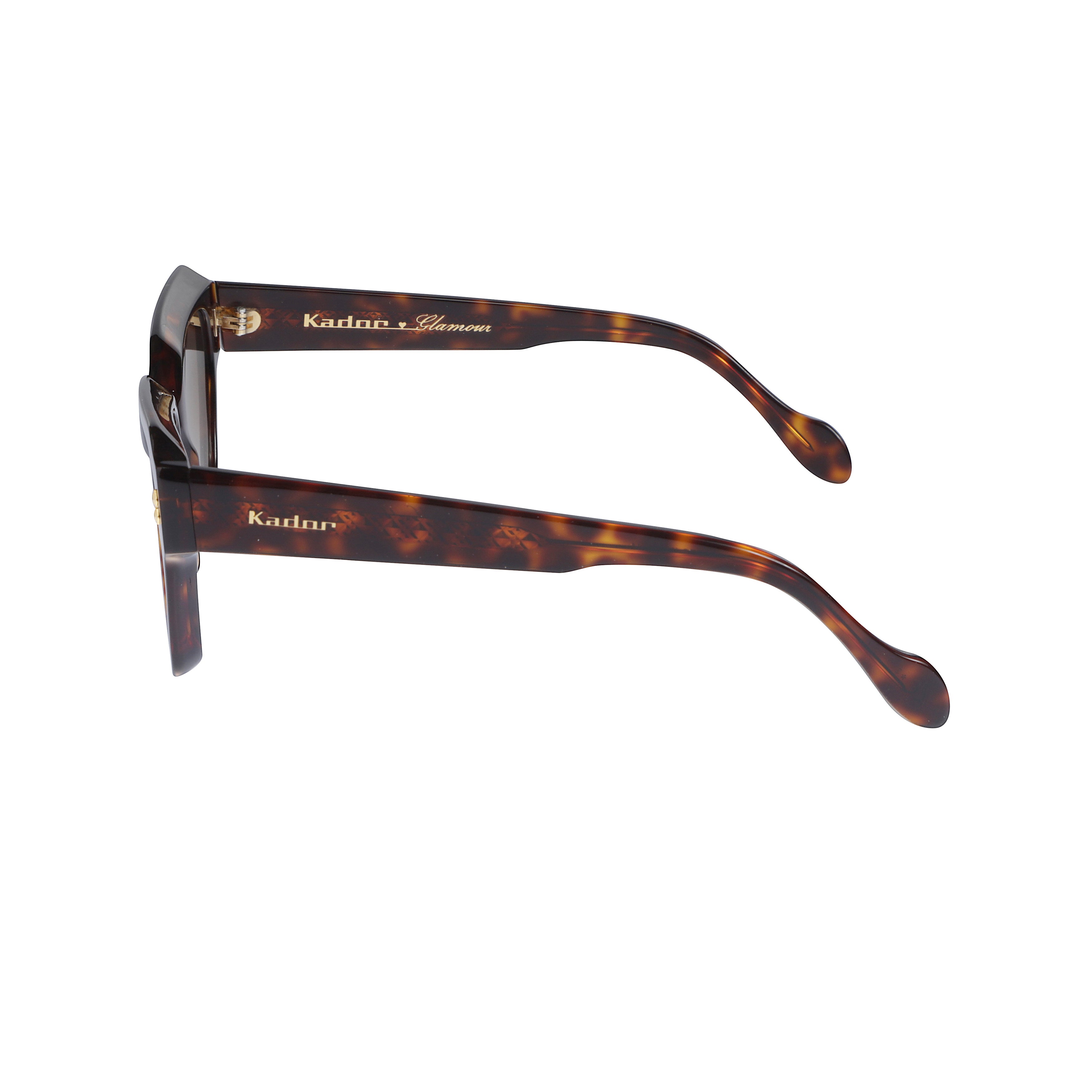 Kallima Glamour Oversized Square Frame Sunglasses with Tortoiseshell Pattern