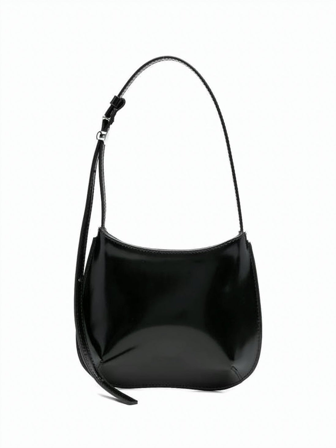 Shoulder Bag with Curved Silhouette