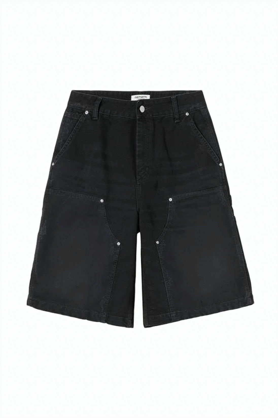 Multi-Pocket Relaxed Fit Shorts With Riveted Detail