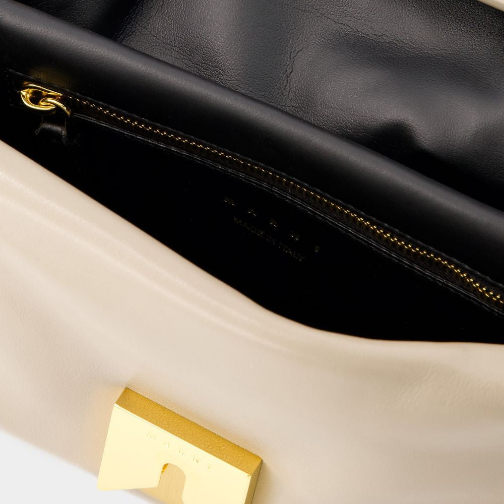 Hobo Small Prisma Bag - Leather - Beige