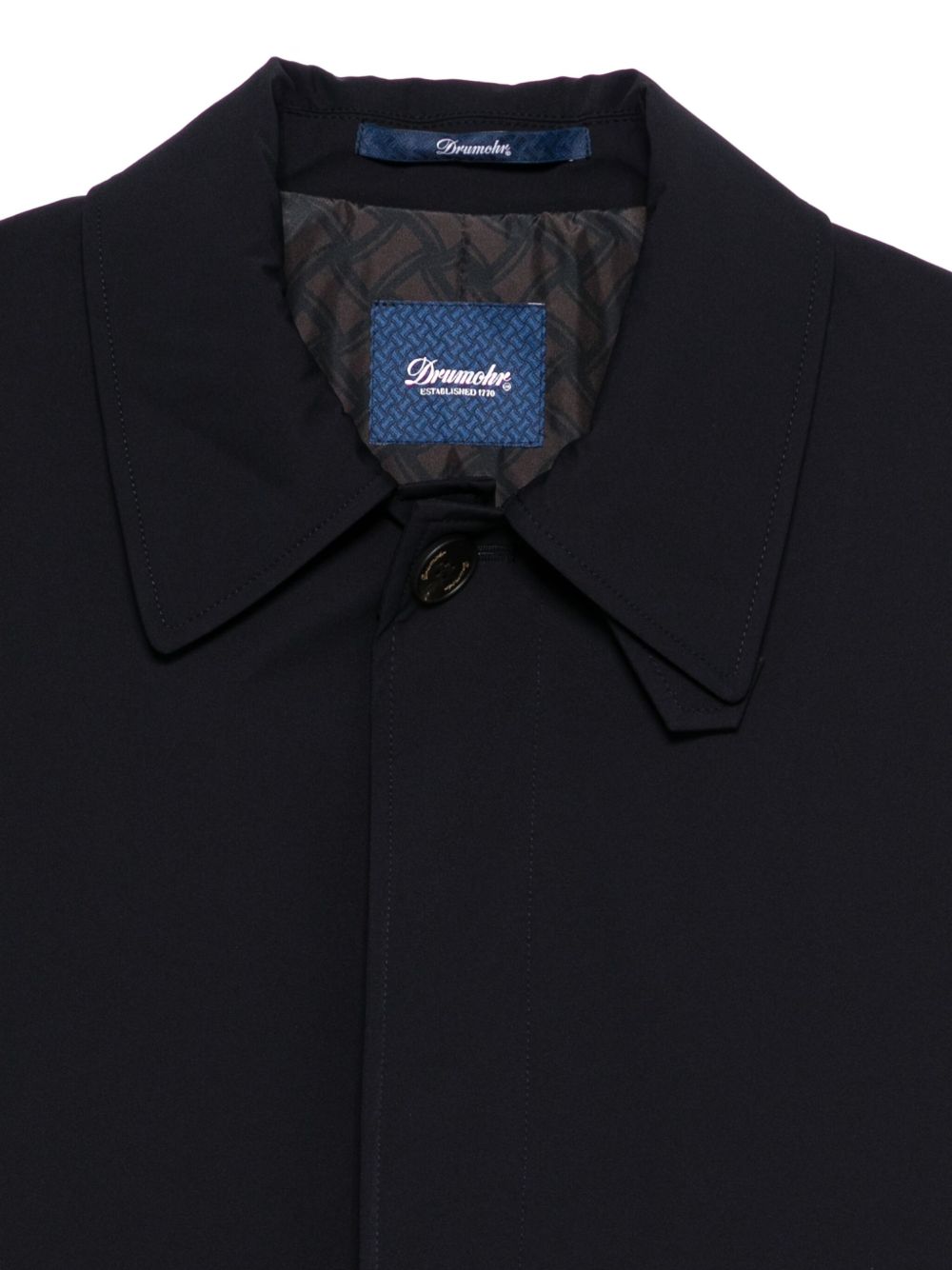 Windbreaker Jacket With Shirt Collar