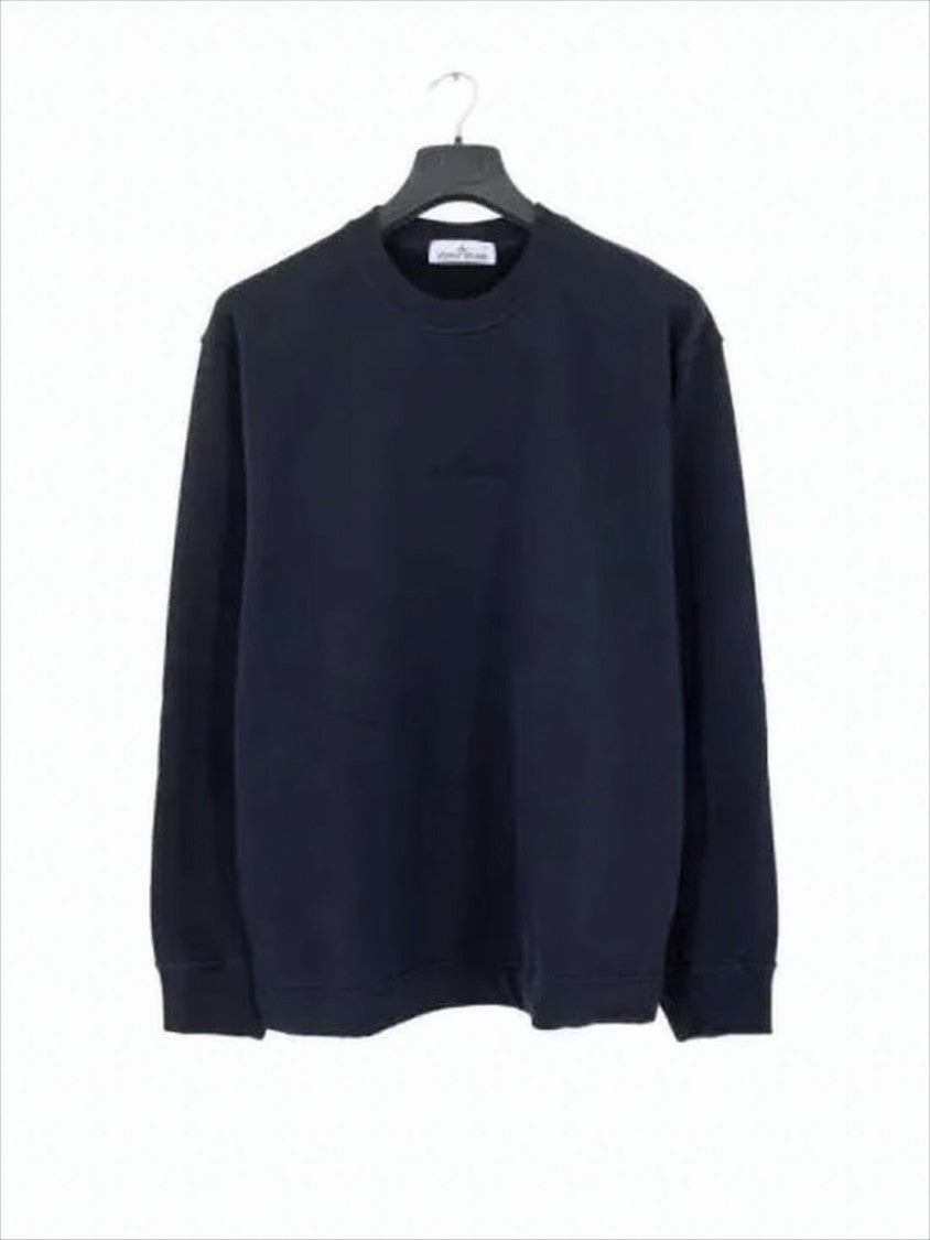 Soft Cotton Fabric Long-Sleeve Crew Neck Shirt