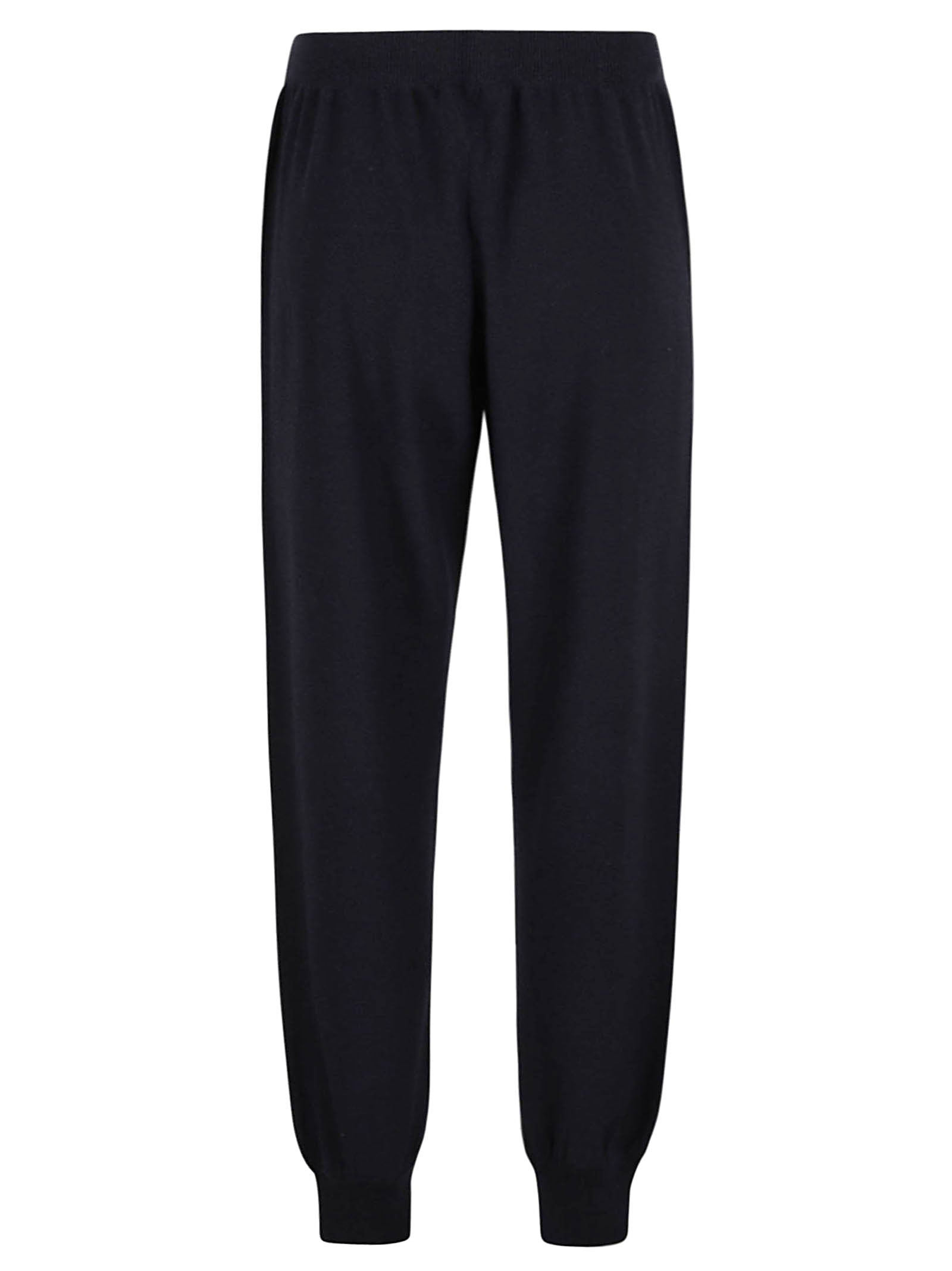 Straight-Leg Blue Trousers with Tailored Design