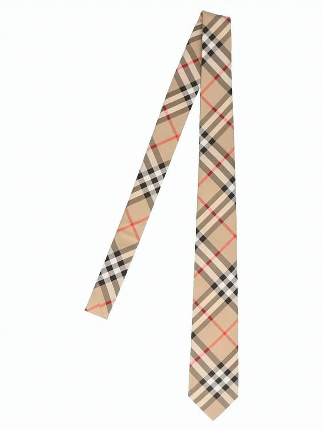 Slim Check Pattern Necktie