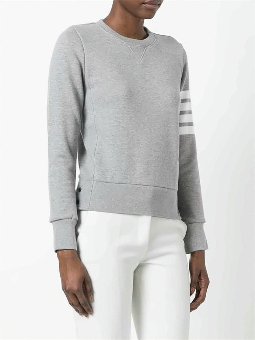 Long-Sleeve Sweatshirt with Signature Stripes