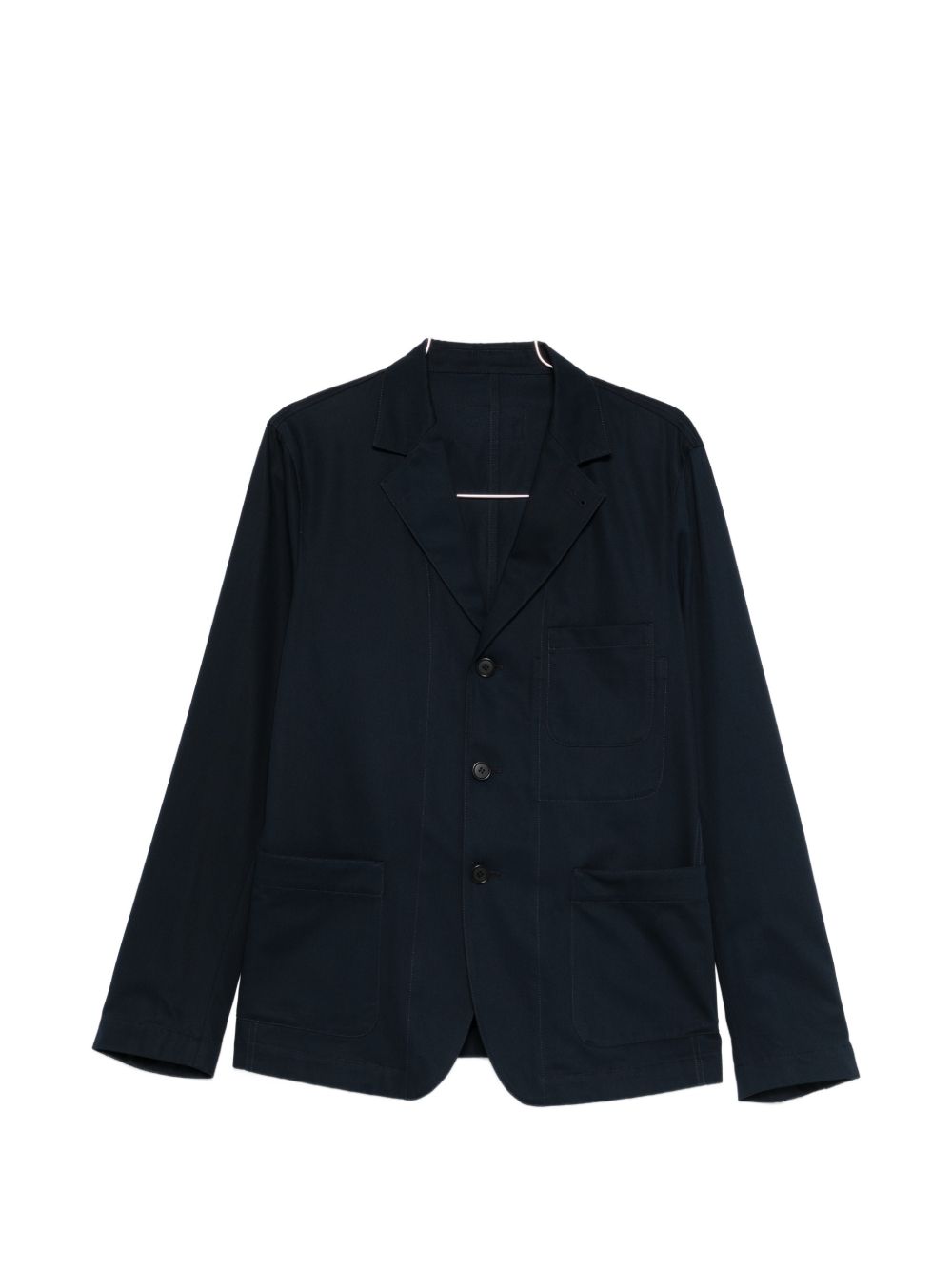 Tailored Silk-Nylon Blend Jacket With Classic Lapel