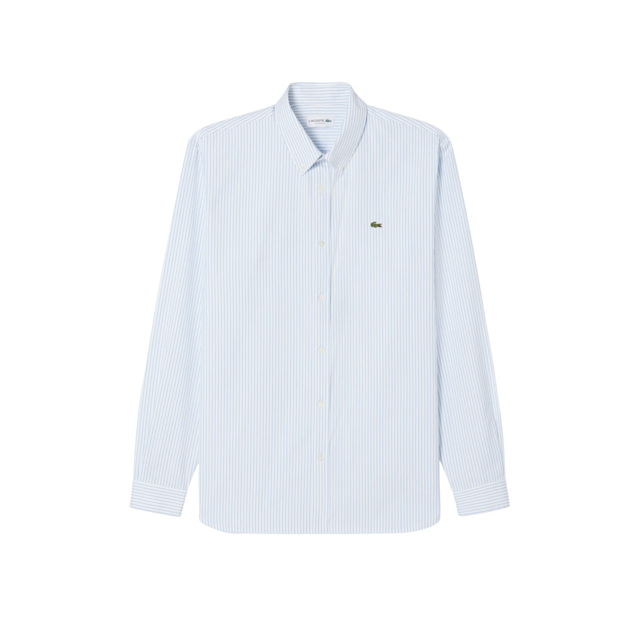 Pinstriped Casual Shirt with Mother-of-Pearl Buttons