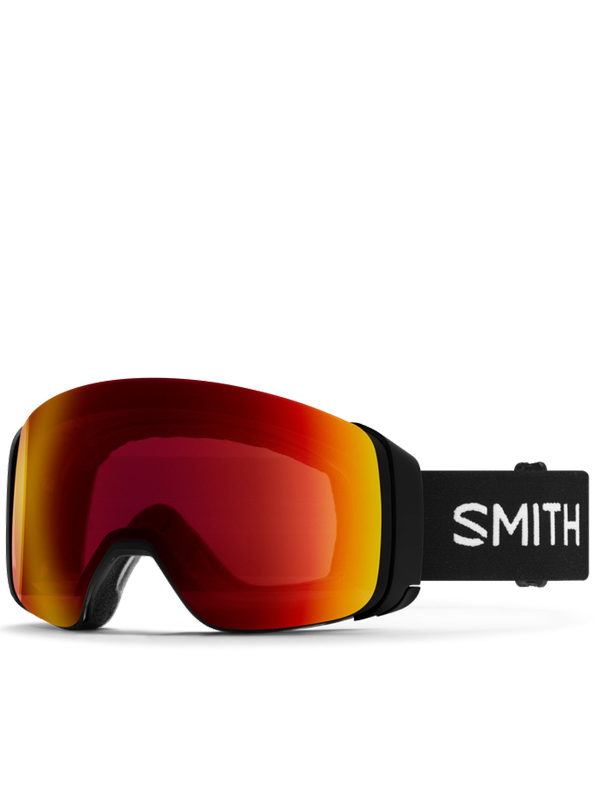 Black 4D Mag Wide Curved Ski Goggle
