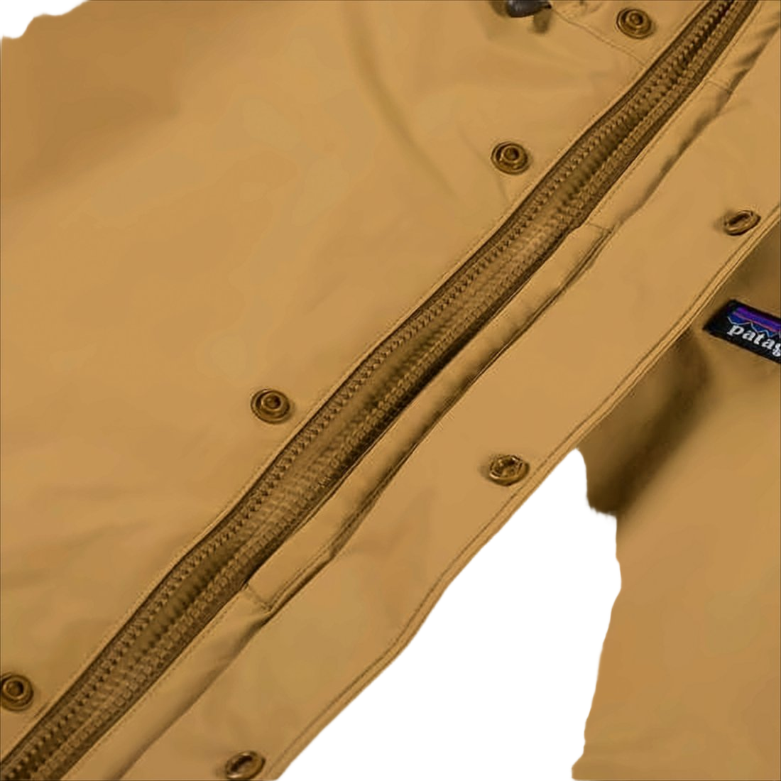 Minimalist Tan Jacket with Adjustable Hood