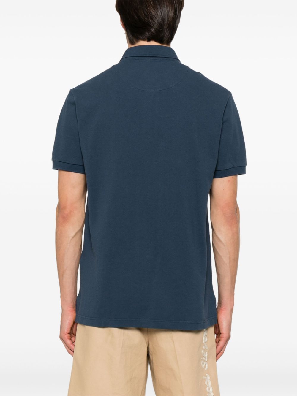 Pegaso-Embroidered Polo Shirt