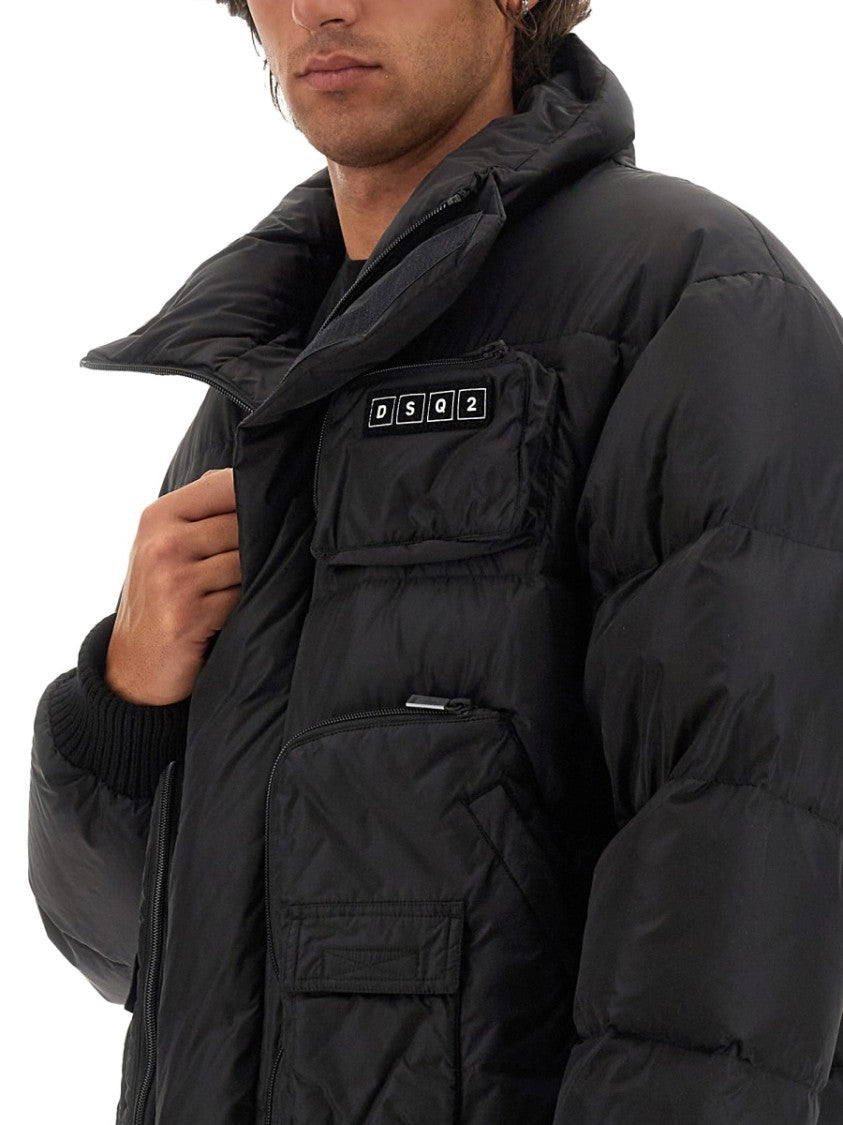 Boxy Black Down Jacket