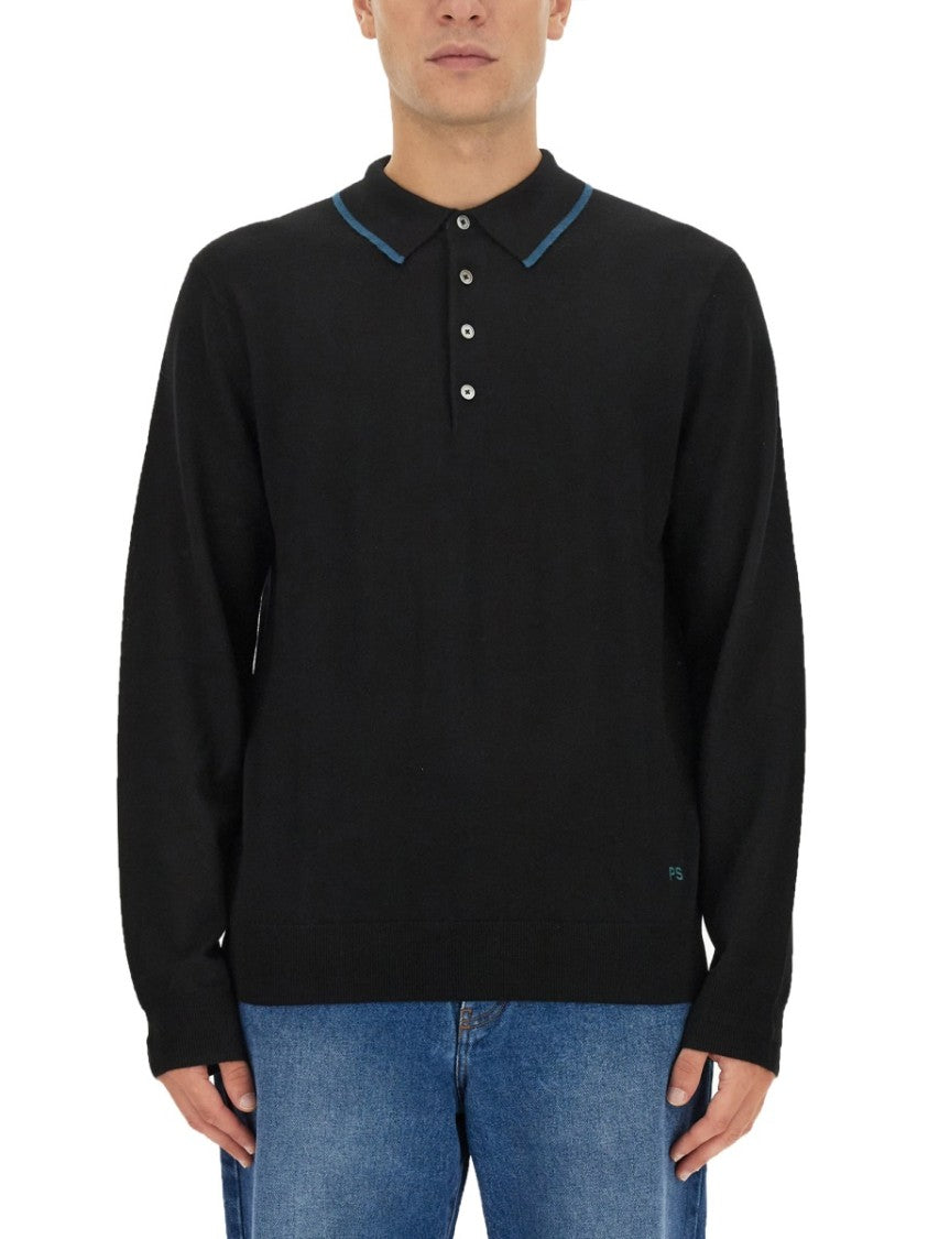 Regular Fit Merino Wool Polo