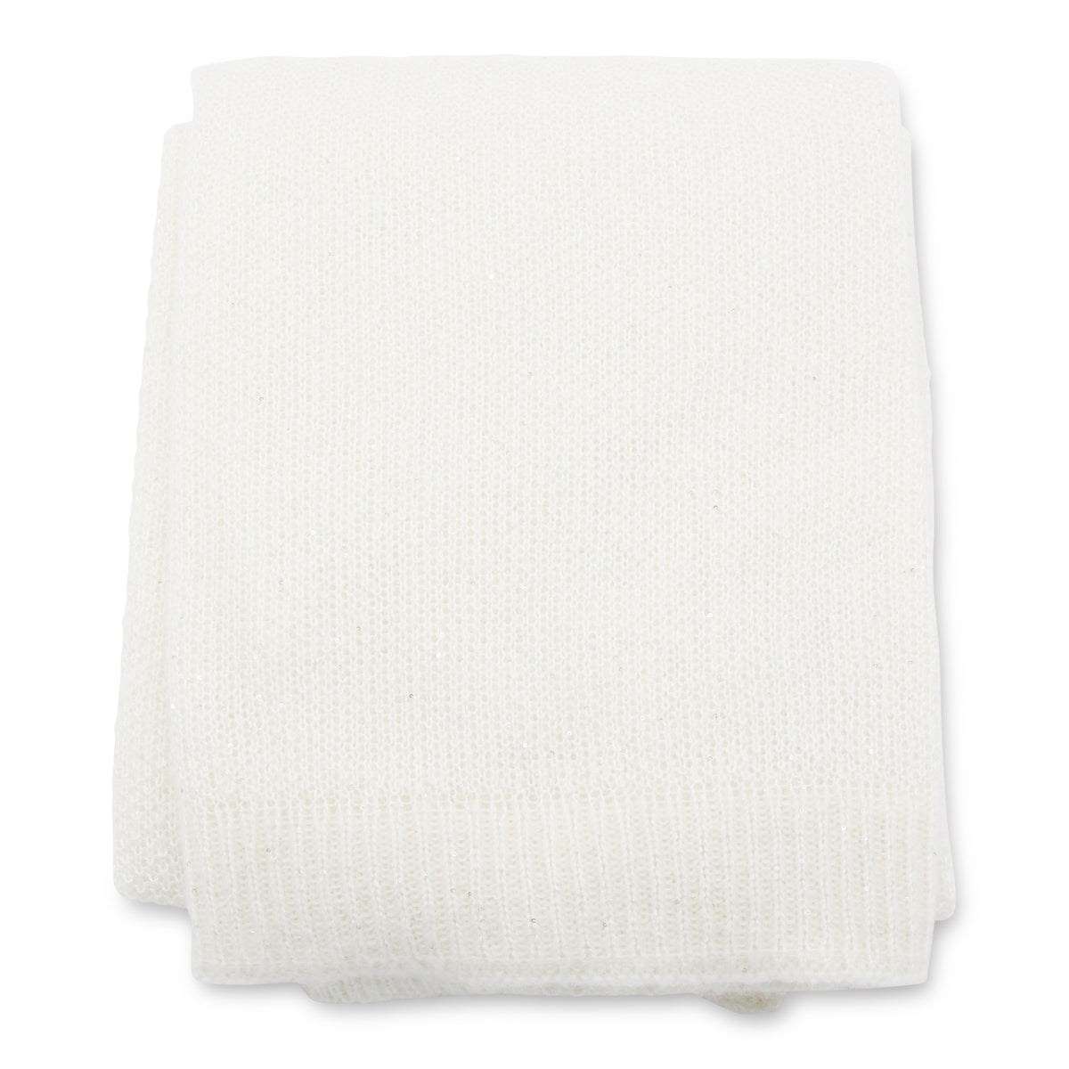 White Sparkling Scarf