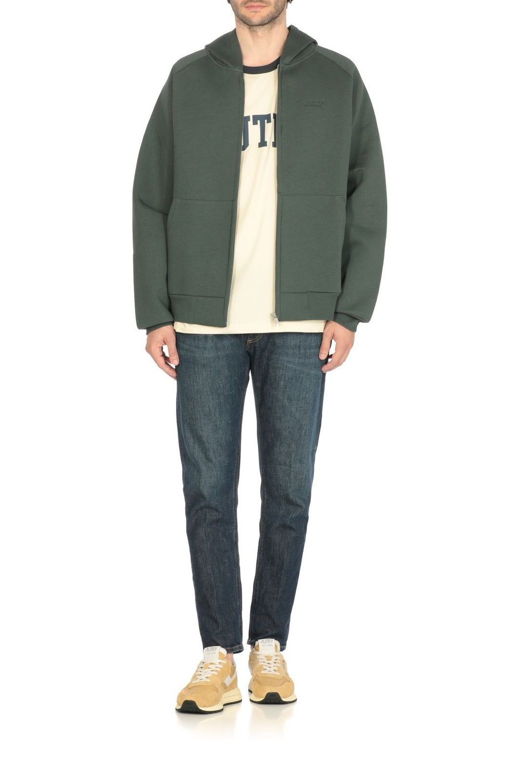 Textured Suede and Leather Low-Top Sneakers