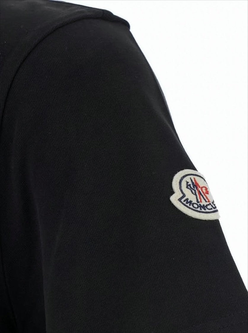 Classic Crew Neck Short-Sleeve Black T-Shirt
