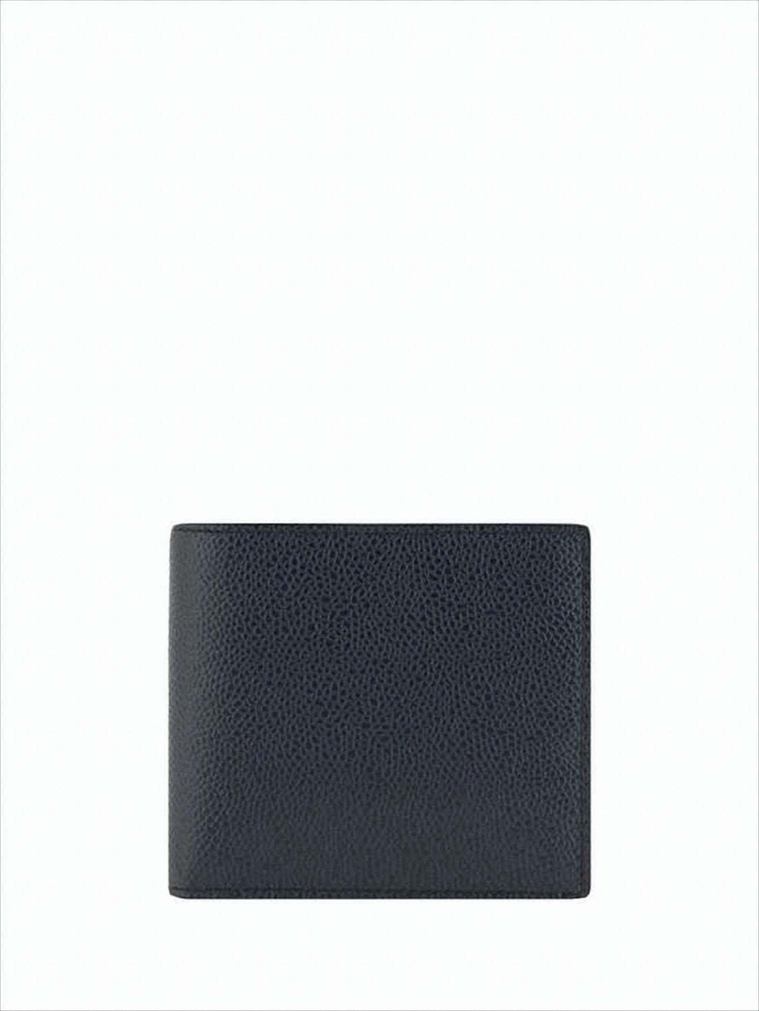 Textured Cowhide Leather Bifold Wallet