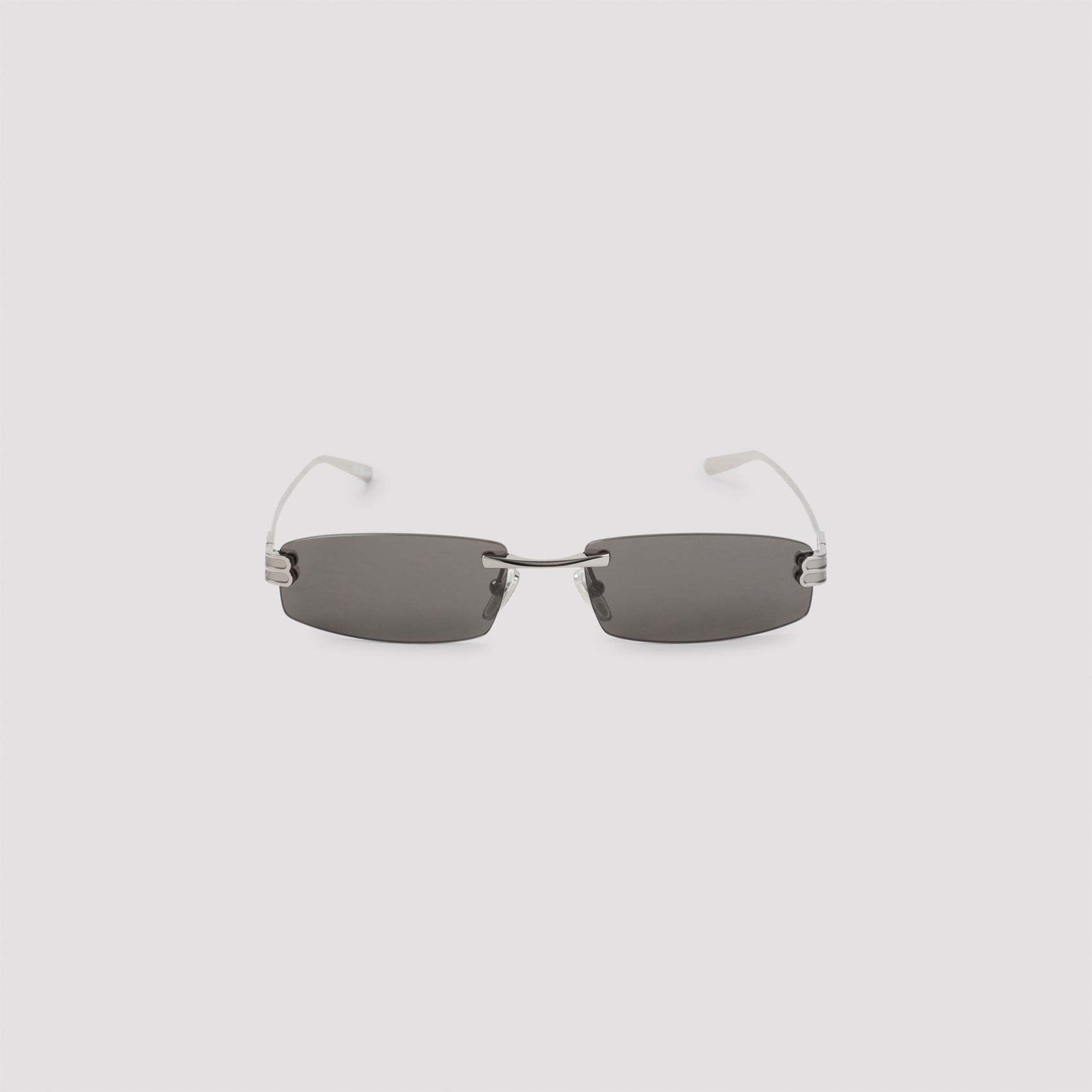 Rimless Silver Sunglasses