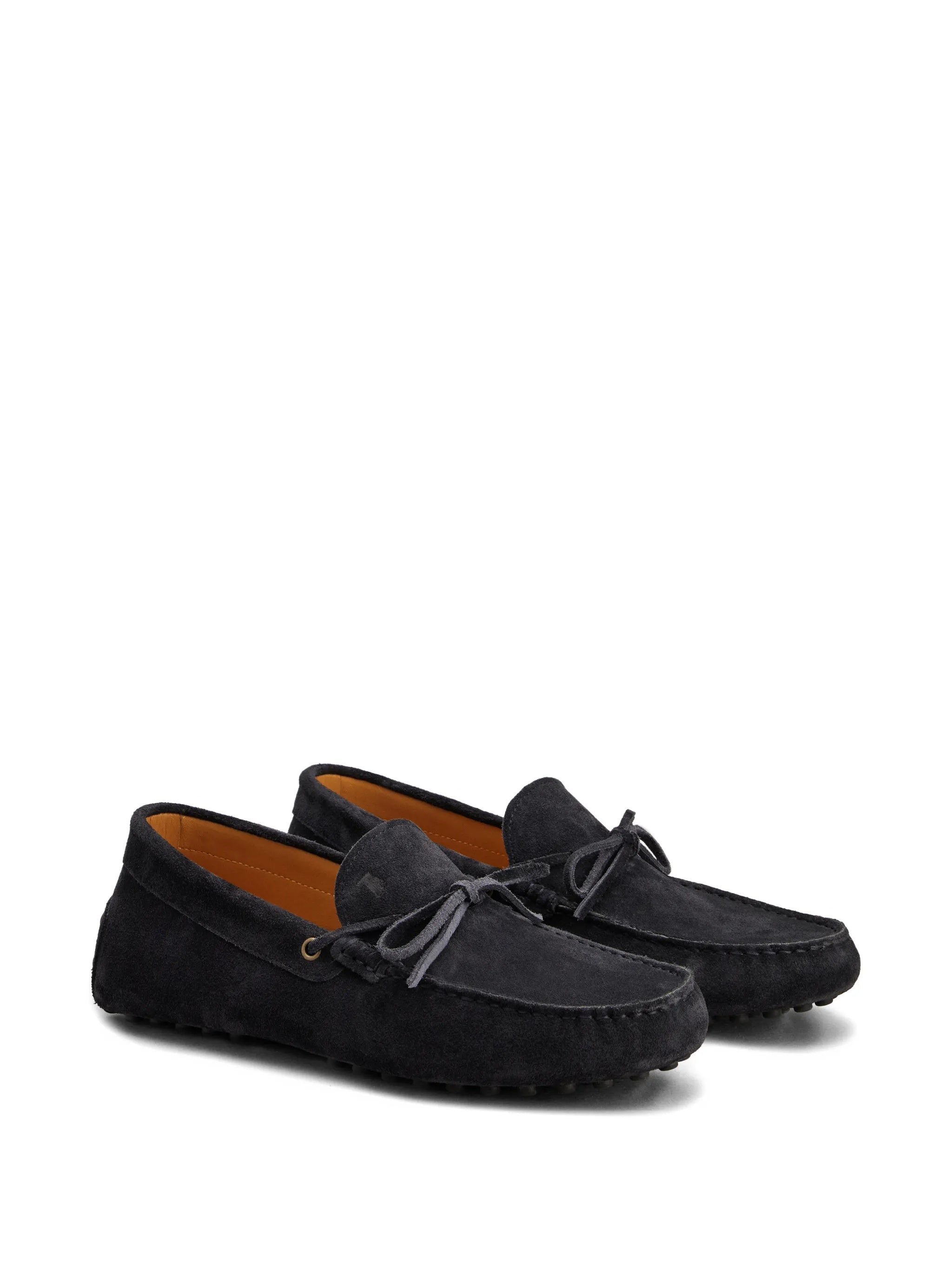 Calzature Suede Moccasin Toe Loafers