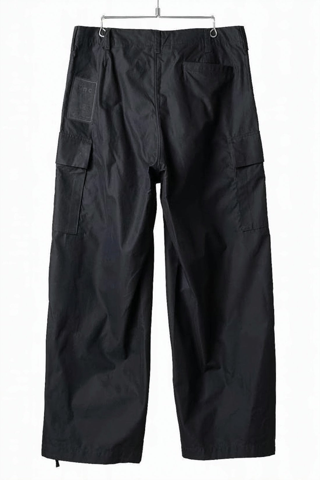 Wide-leg Black Utility Pants