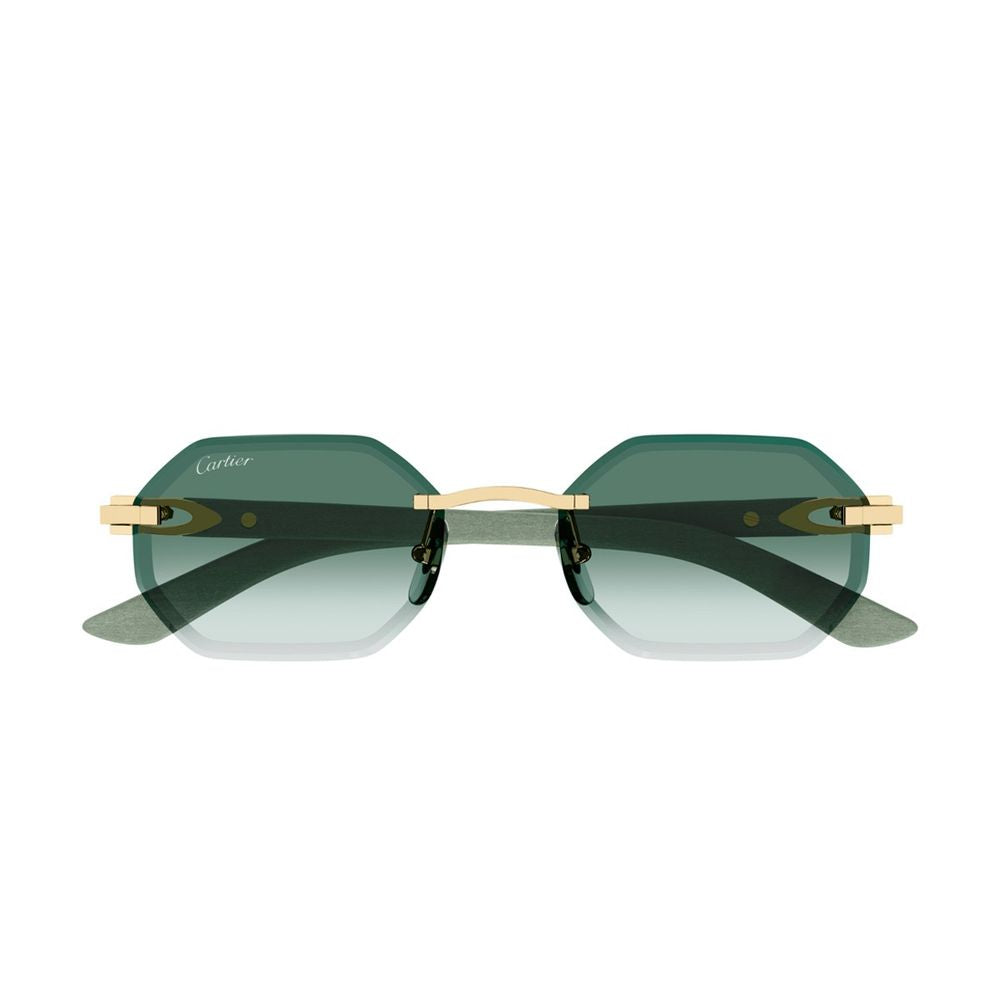 Ct0439S Décor C Allongé De Rimless Geometric Sunglasses