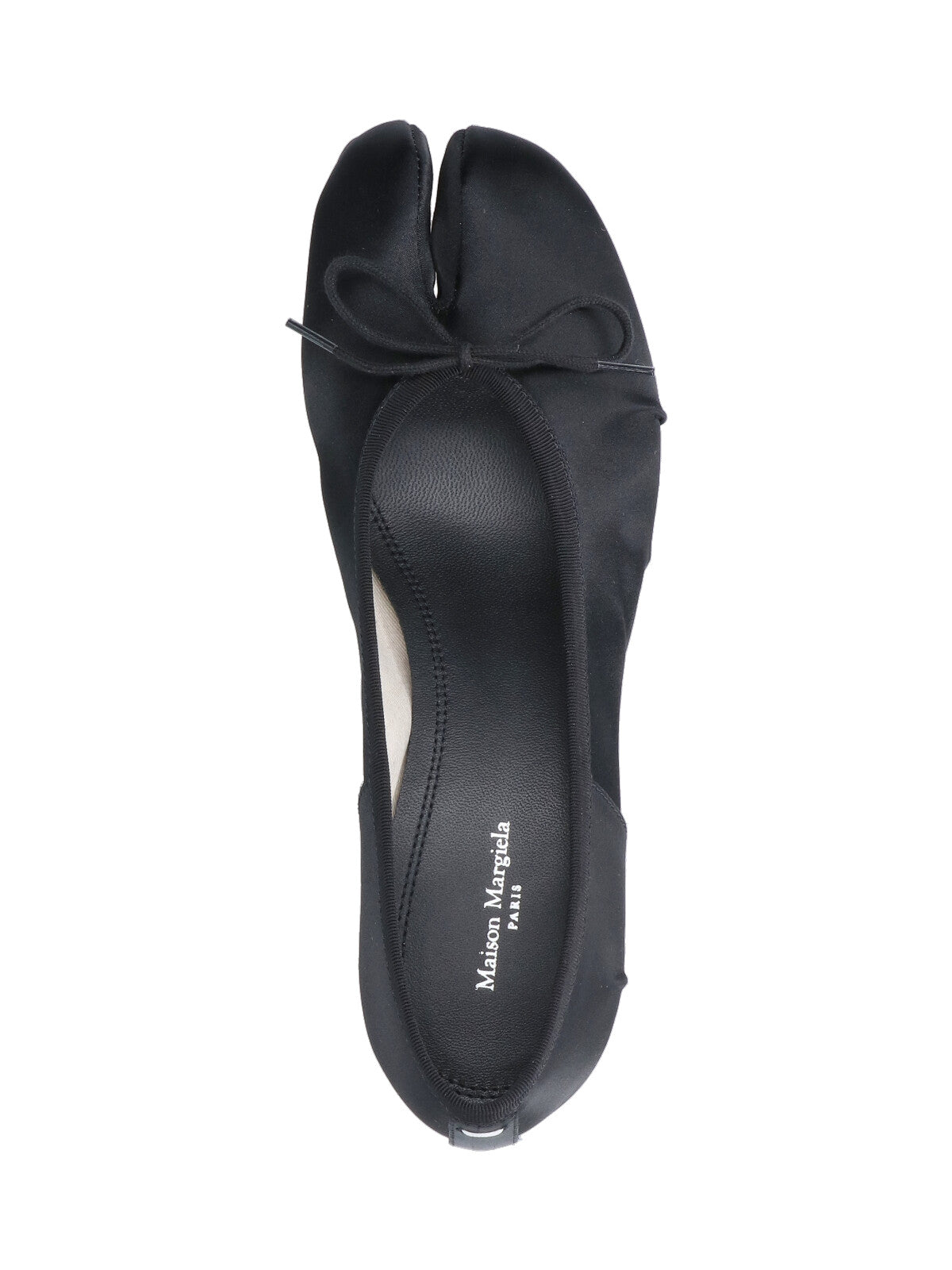 “Tabi” Lace-Up Flats – Black