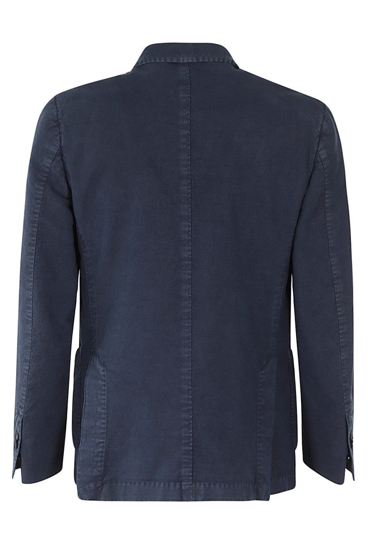 Double Breasted Jacket Linen Cotton Armoured