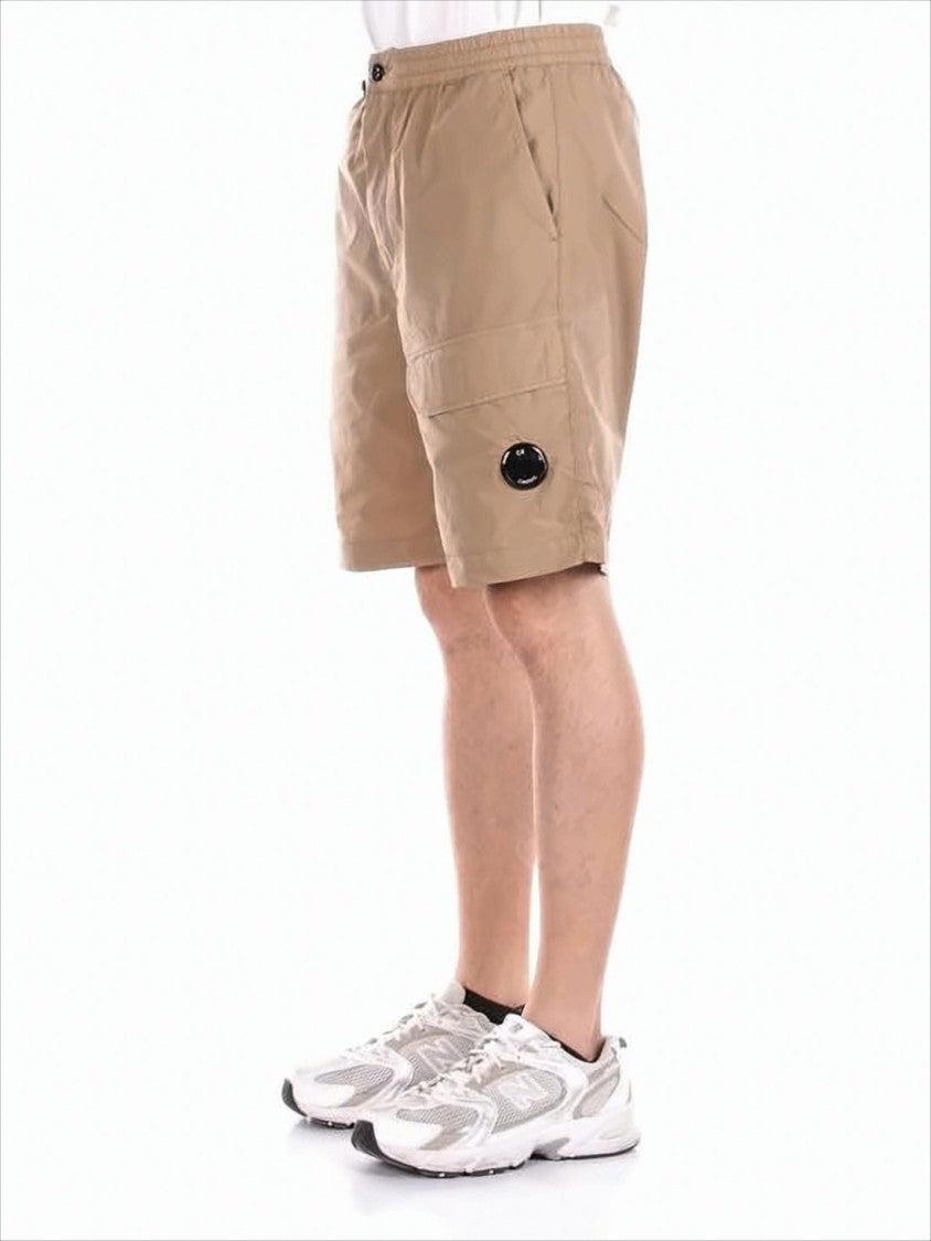 Mid-Thigh Length Relaxed Fit Shorts with Functional Pockets