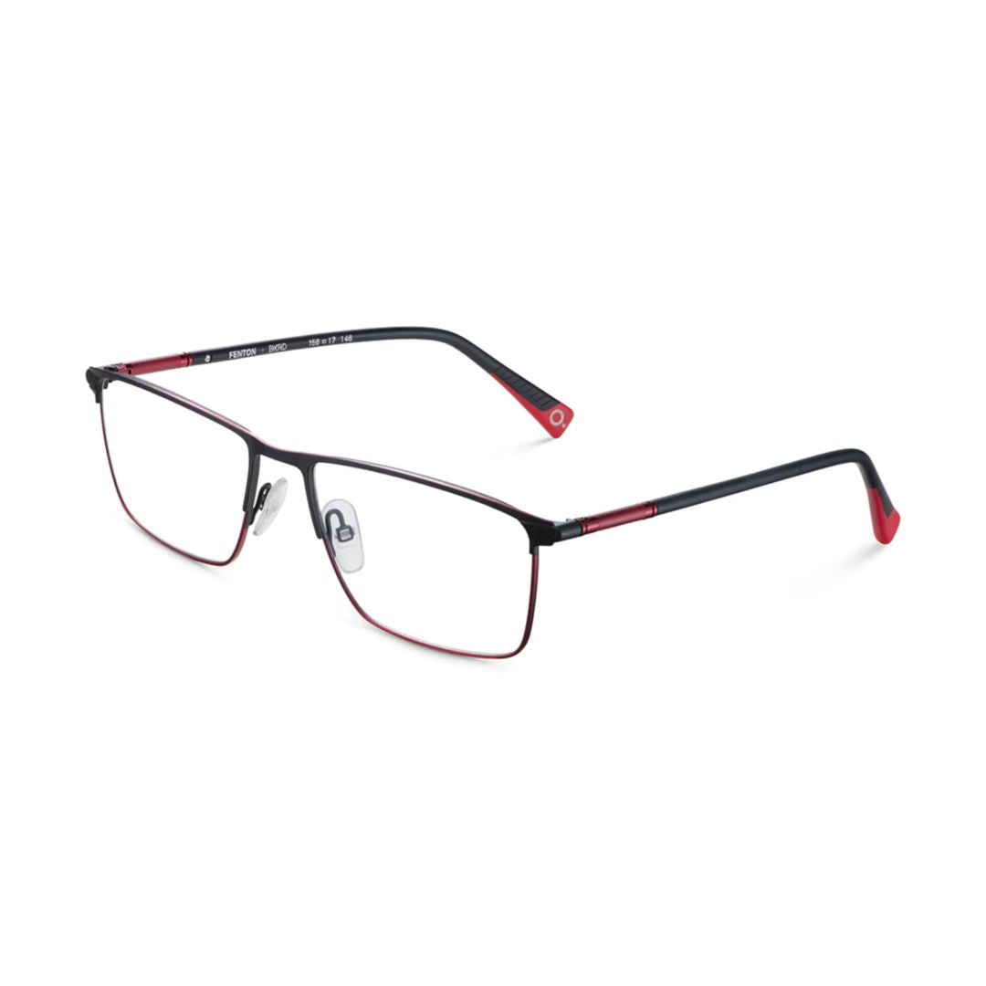 Fenton Rectangular Eyeglasses with Lightweight Metal Frame