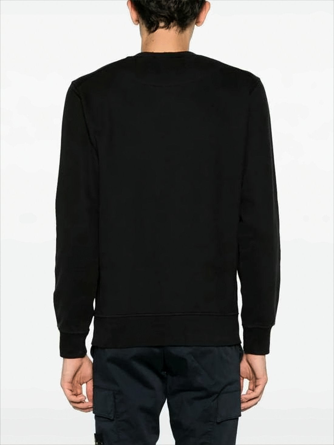 Crewneck Sweatshirt with Circular Emblem