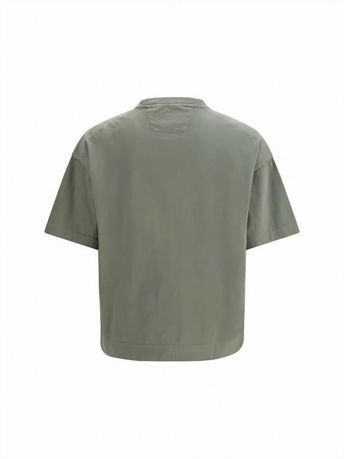 Relaxed-Fit Short-Sleeved T-Shirt with Tonal Embroidery