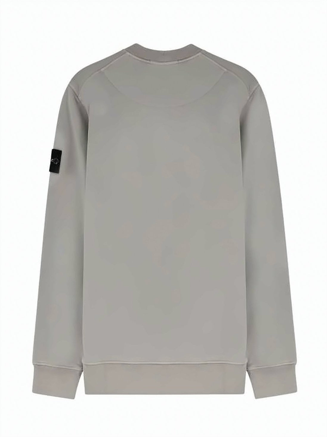 Grey Long-Sleeve Sweatshirt With Iconic Patch